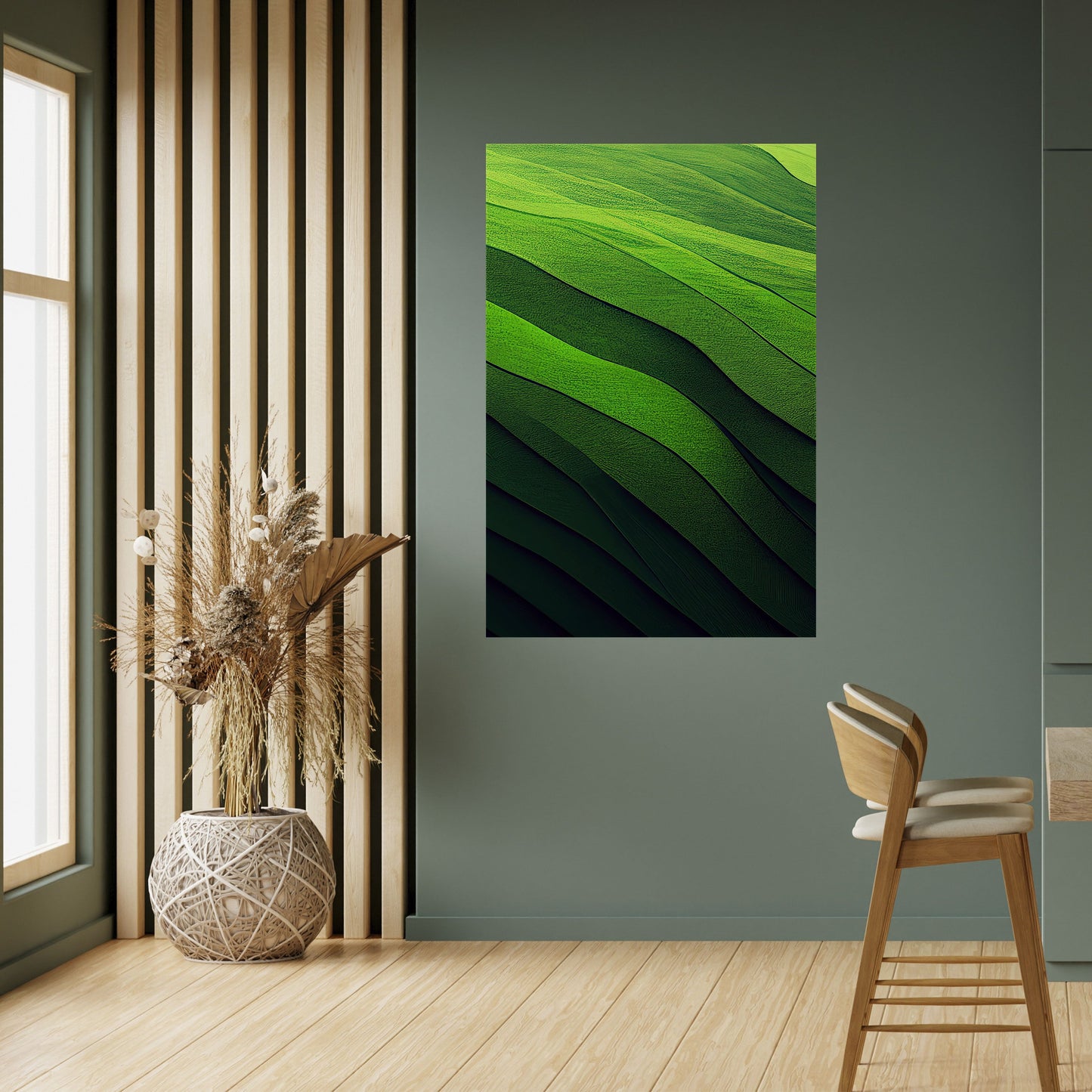 Poster verticale staccabile e attaccabile FRESH LANDSCAPE