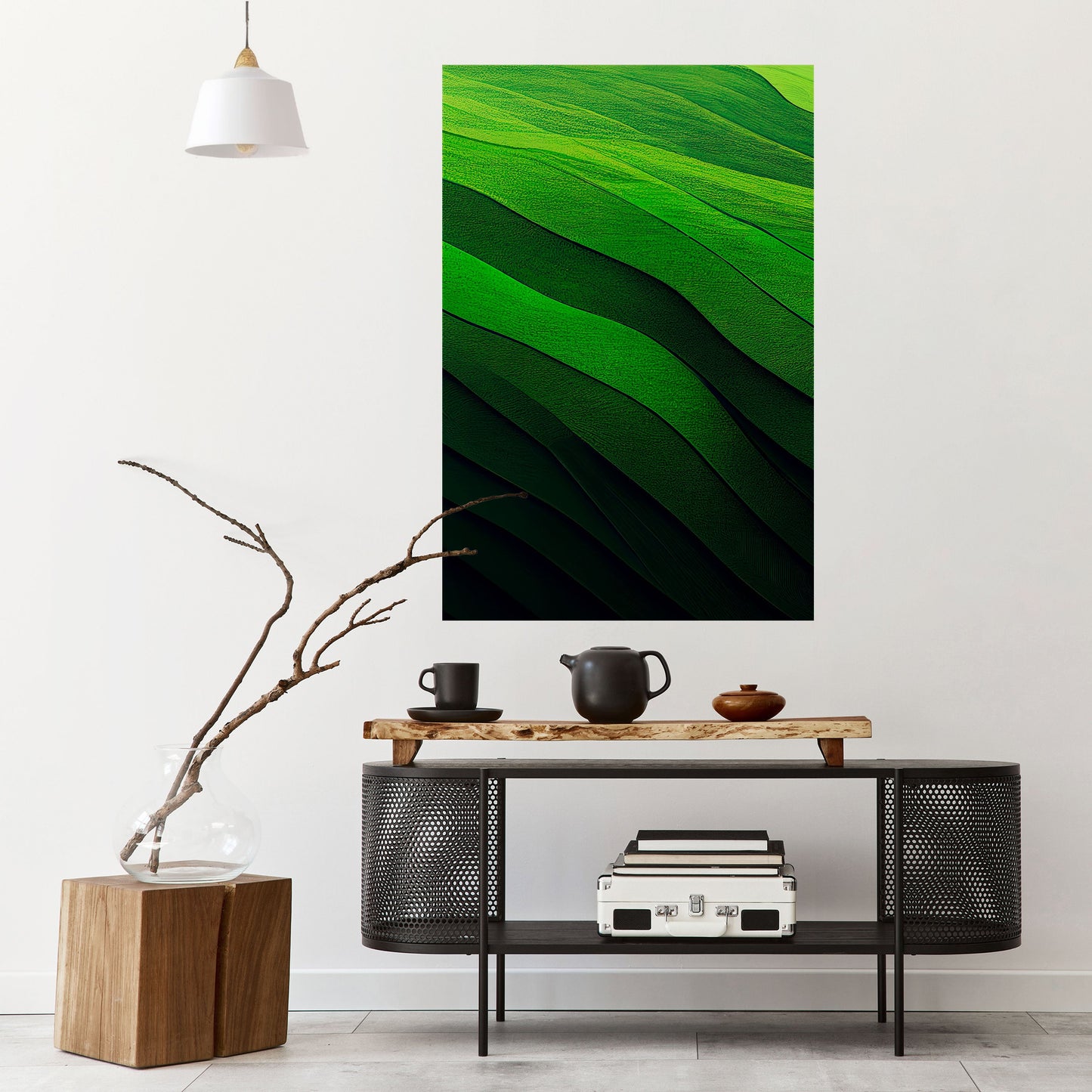 Poster verticale staccabile e attaccabile FRESH LANDSCAPE