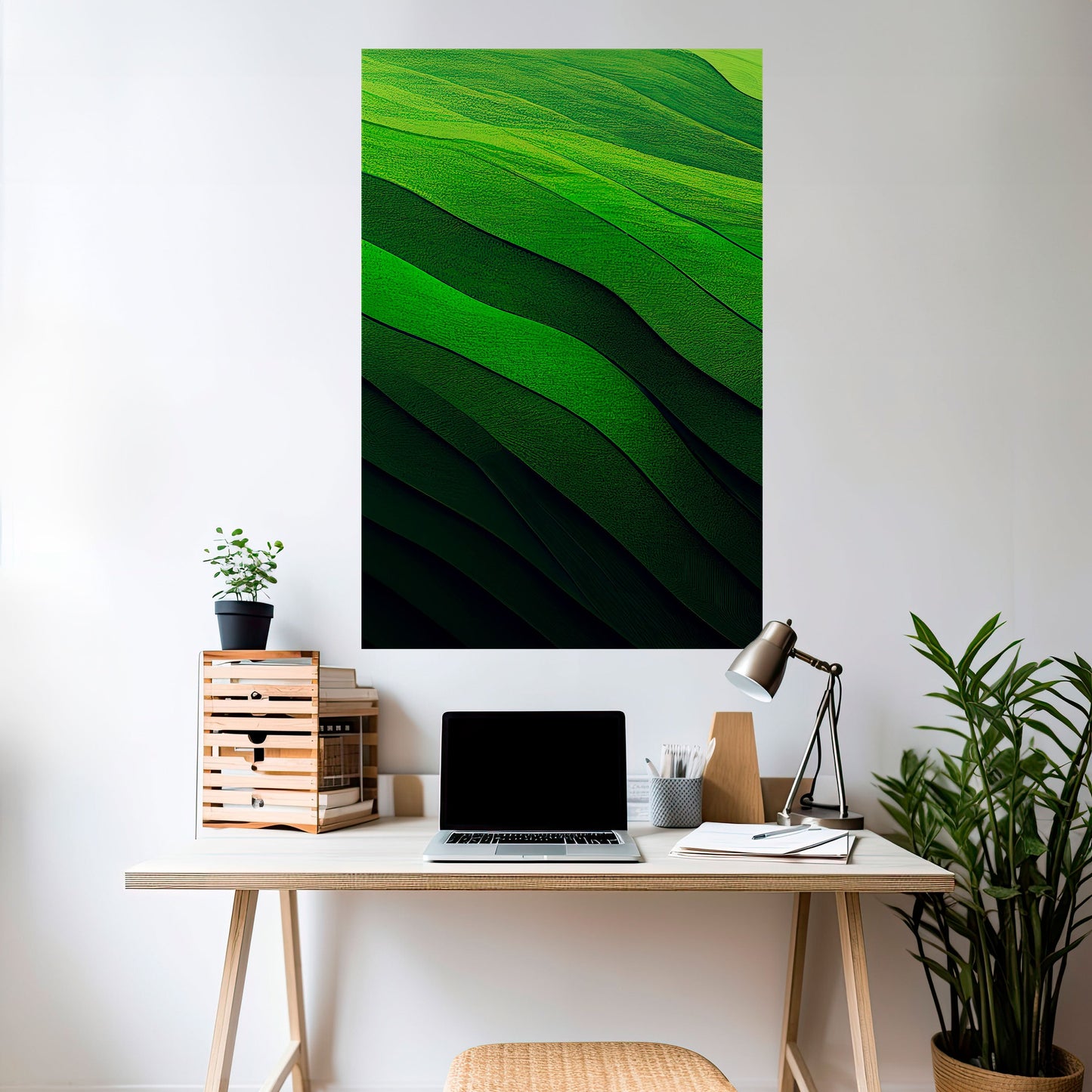 Poster verticale staccabile e attaccabile FRESH LANDSCAPE