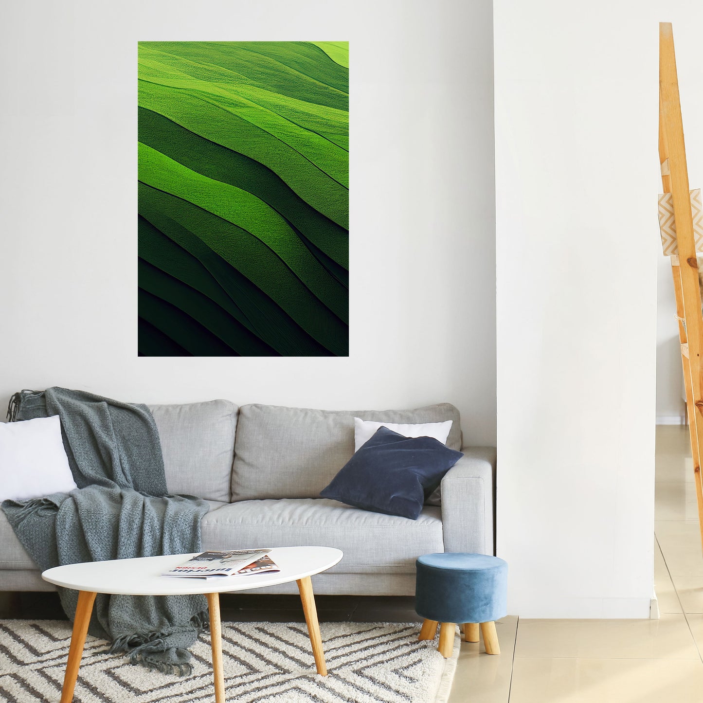 Poster verticale staccabile e attaccabile FRESH LANDSCAPE