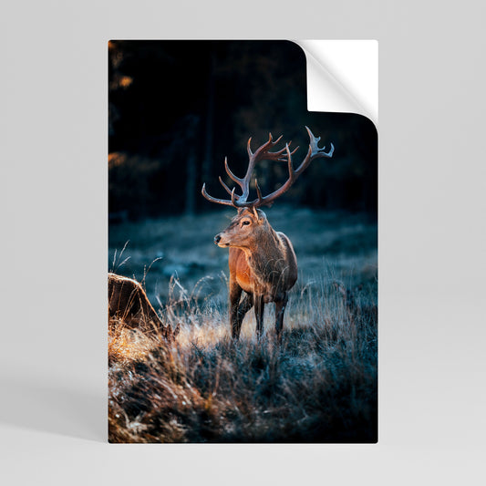 Poster verticale staccabile e attaccabile ANTLERED REGALITY