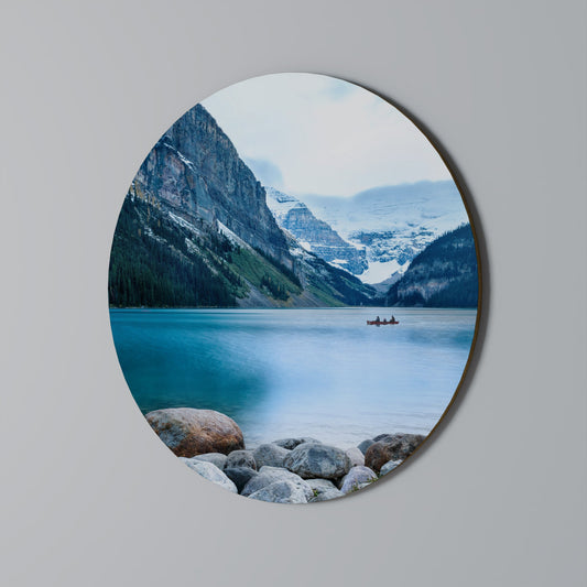 REFLECTIVE WATERS Round Wall Art