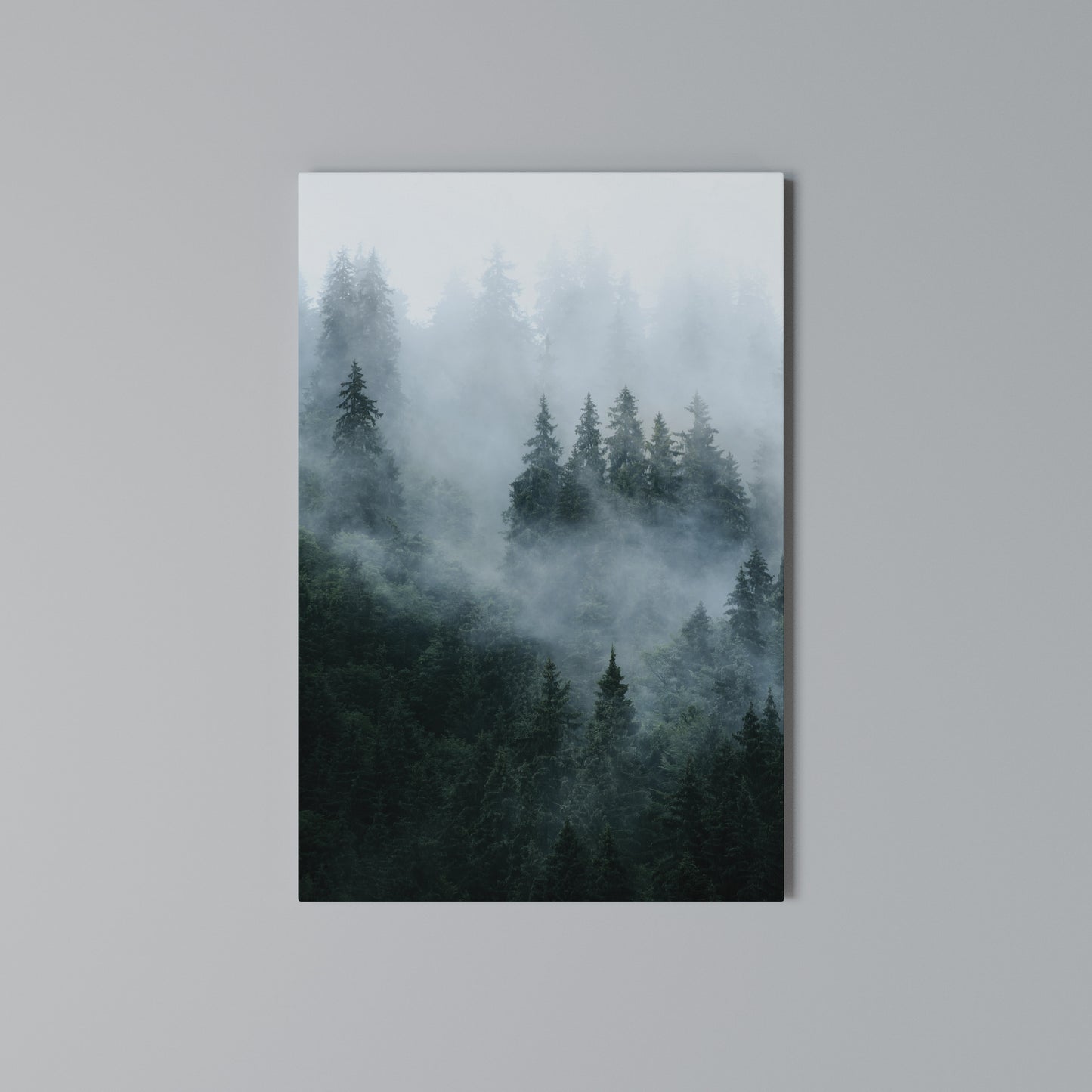 VEIL OF MIST Vertical Canvas Print