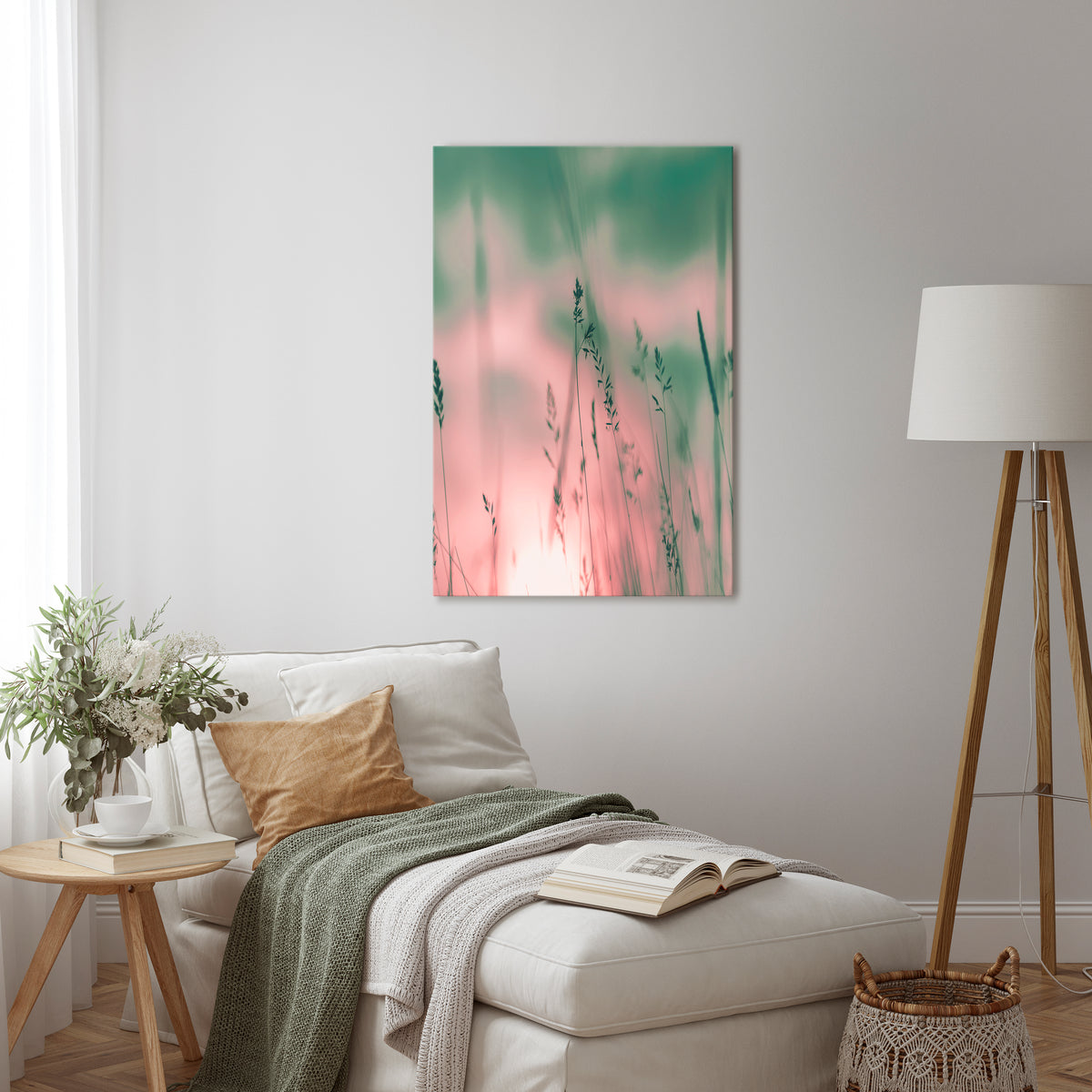 PASTEL BREEZE Vertical Canvas Print