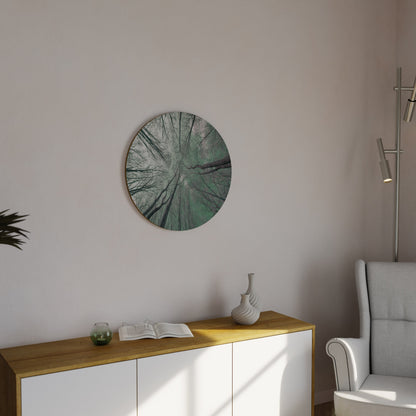 SKYWARD FANTASIES Round Wall Art