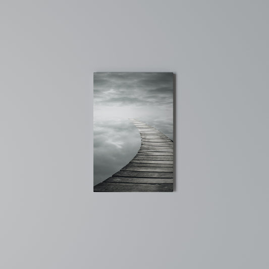 WHISPERING PATHWAYS Stampa su Tela Verticale