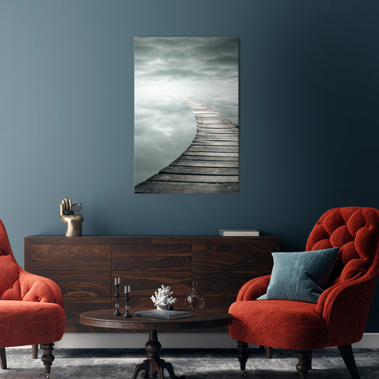 WHISPERING PATHWAYS Vertical Canvas Print
