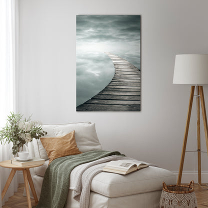 WHISPERING PATHWAYS Vertical Canvas Print