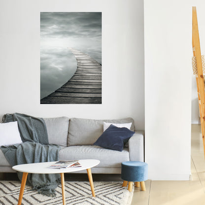 Poster verticale staccabile e attaccabile "Whispering Pathways"