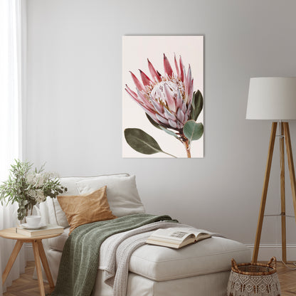 PROTEA FLOWER Vertical Canvas Print