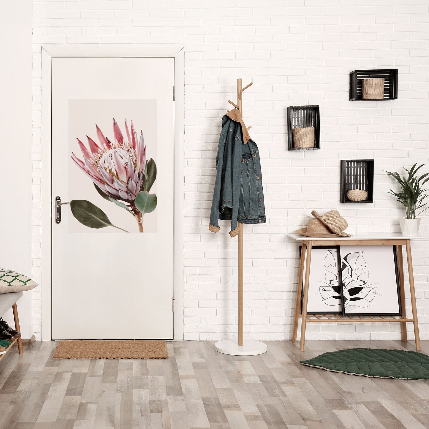 Poster verticale staccabile e attaccabile PROTEA FLOWER