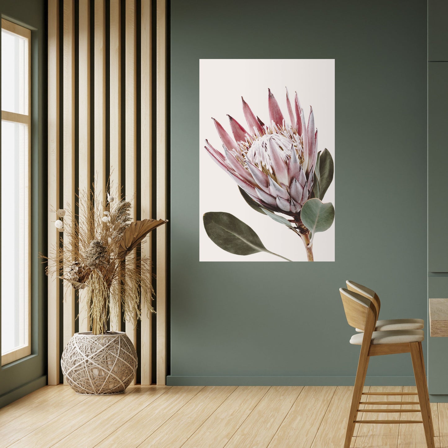 Poster verticale staccabile e attaccabile PROTEA FLOWER