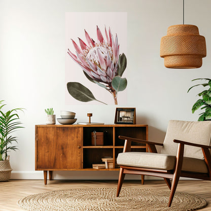 Poster verticale staccabile e attaccabile PROTEA FLOWER