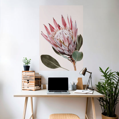 Poster verticale staccabile e attaccabile PROTEA FLOWER