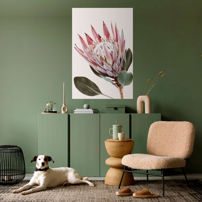 Poster verticale staccabile e attaccabile PROTEA FLOWER