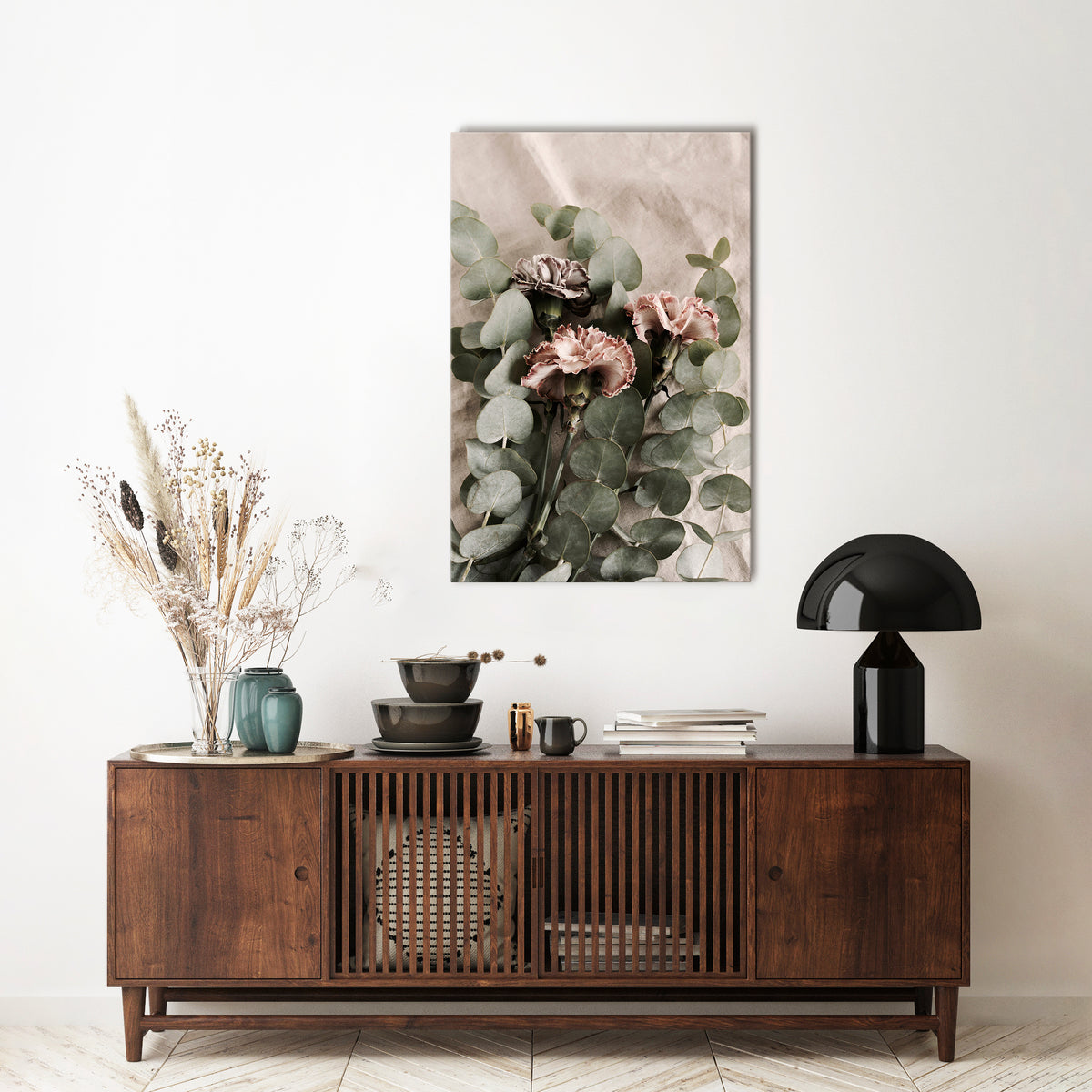 LINEN CLOVES Vertical Canvas Print