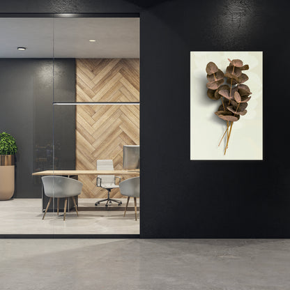 TIMELESS GREENERY Stampa su tela verticale
