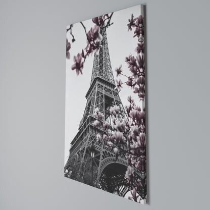 EIFFEL IN BLOOM Stampa su Tela Verticale