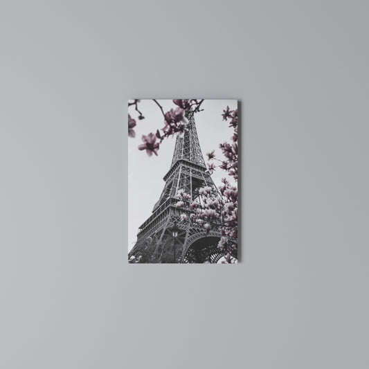EIFFEL IN BLOOM Stampa su Tela Verticale