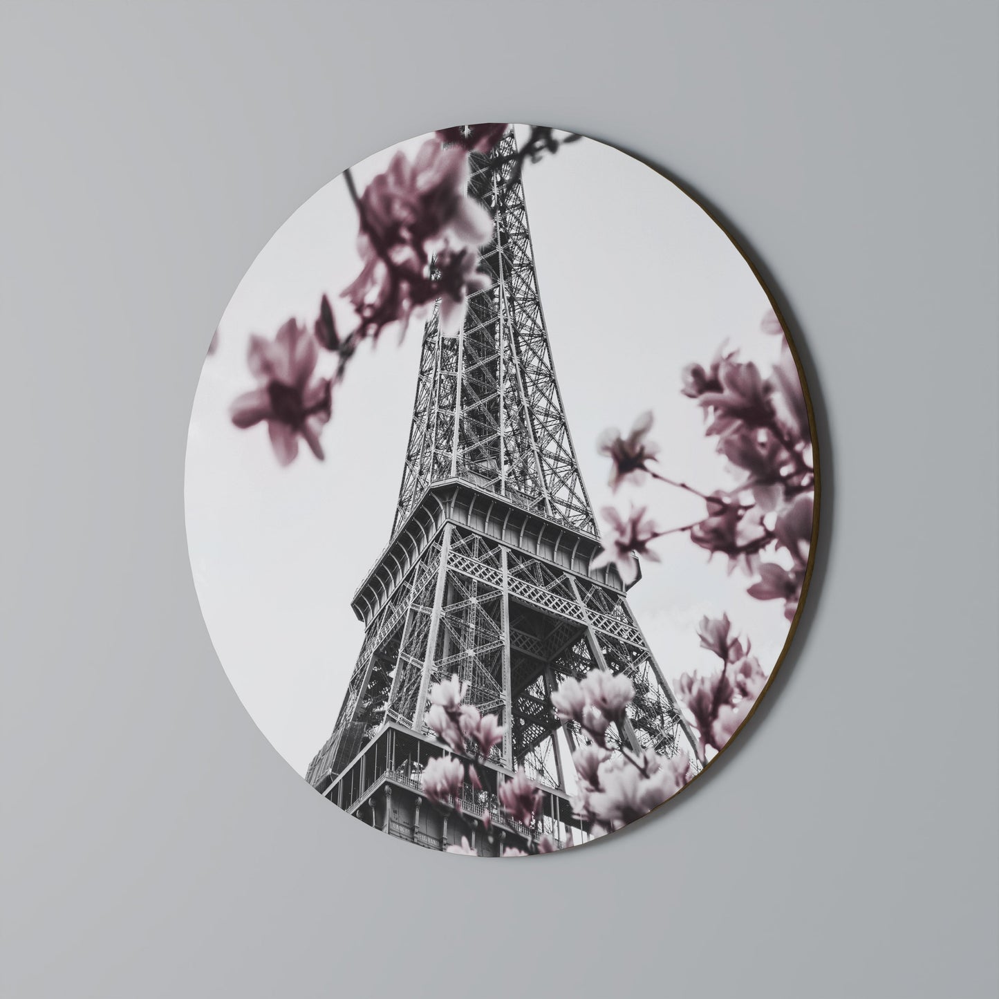 Decorazione murale rotonda EIFFEL IN BLOOM