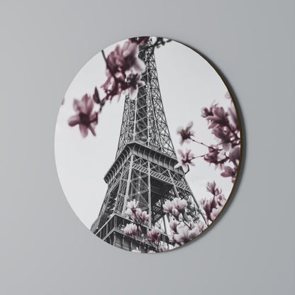 Decorazione murale rotonda EIFFEL IN BLOOM