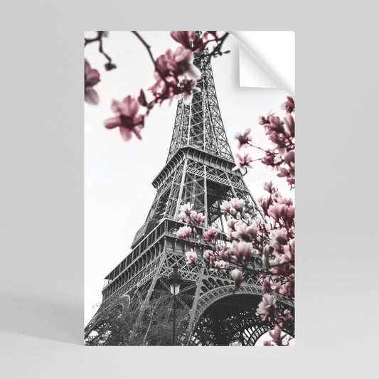 Poster verticale staccabile e attaccabile EIFFEL IN BLOOM