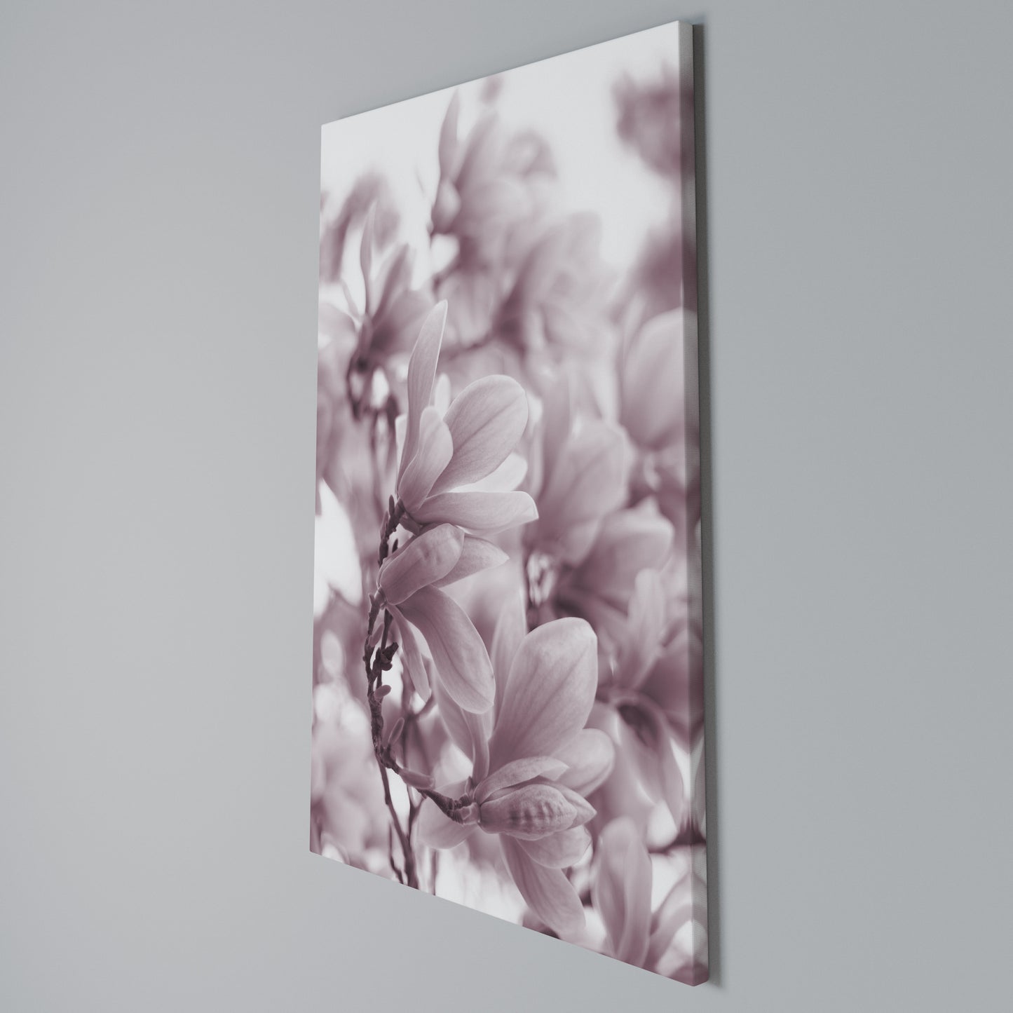 PINK BLOSSOM DREAM Stampa su Tela Verticale