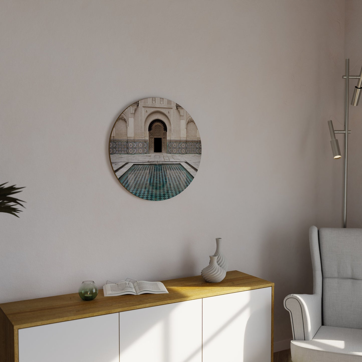 MYSTIC ENTRANCE Round Wall Art