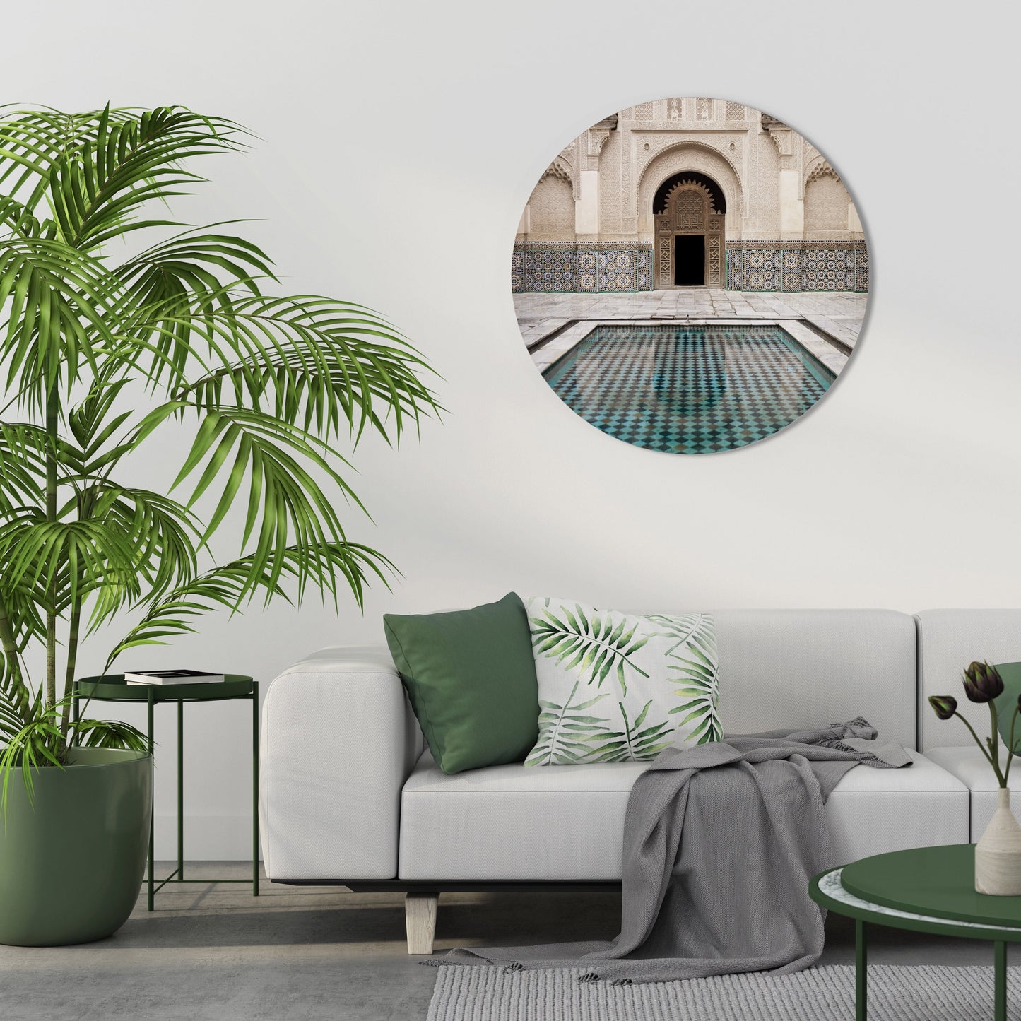 MYSTIC ENTRANCE Round Wall Art