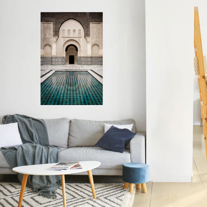 Poster verticale staccabile e attaccabile INGRESSO MISTICO