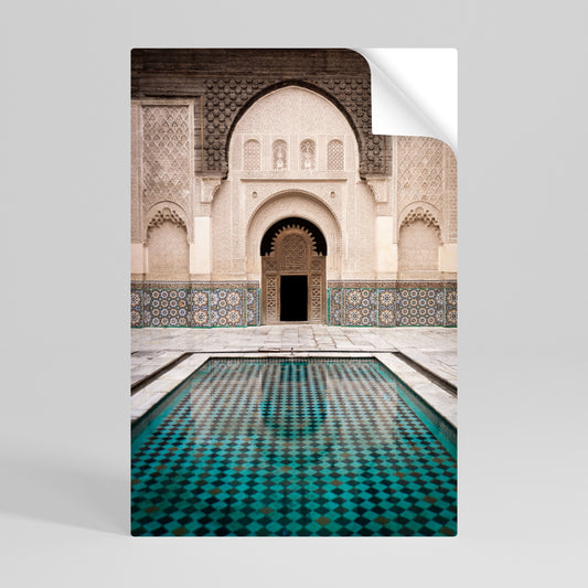 Poster verticale staccabile e attaccabile INGRESSO MISTICO