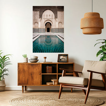 Poster verticale staccabile e attaccabile INGRESSO MISTICO