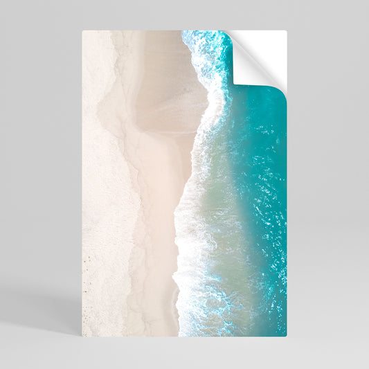 Poster verticale staccabile e attaccabile ARMONIA DI SABBIA E MARE