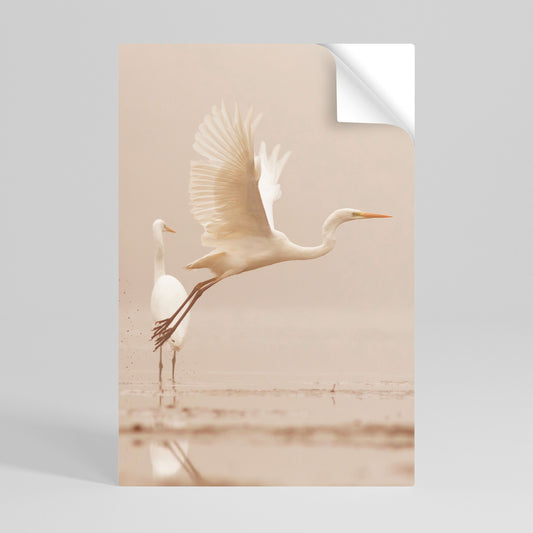 Poster verticale ELEGANT ASCENT stacca e attacca