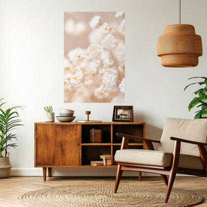 Poster verticale staccabile e attaccabile GHOSTLY BLOOM