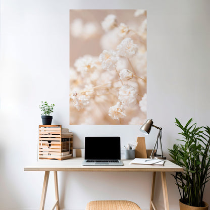 Poster verticale staccabile e attaccabile GHOSTLY BLOOM