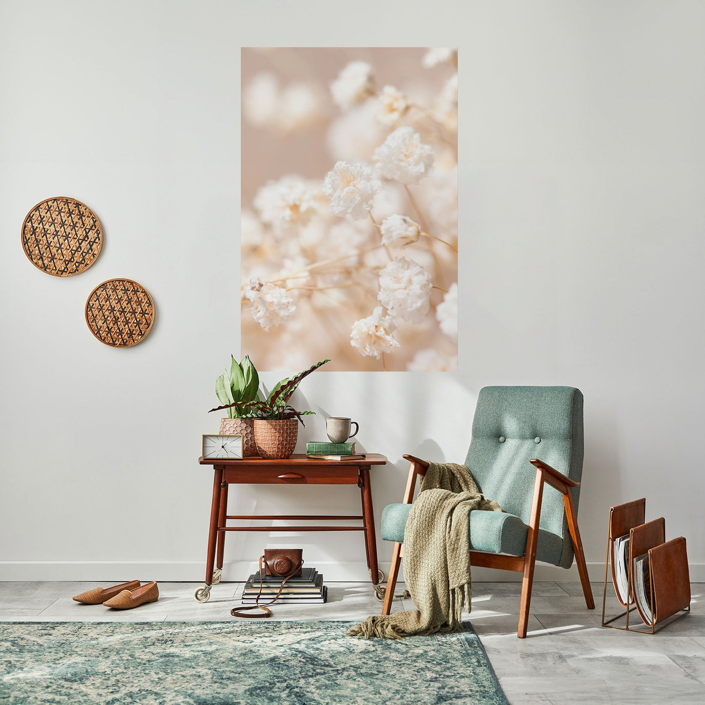 Poster verticale staccabile e attaccabile GHOSTLY BLOOM