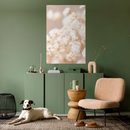 Poster verticale staccabile e attaccabile GHOSTLY BLOOM