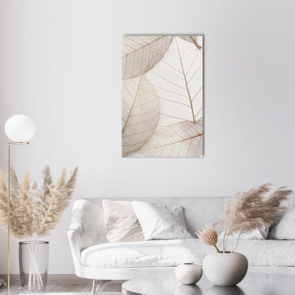 ETHEREAL VEINED GRACE Stampa su tela verticale