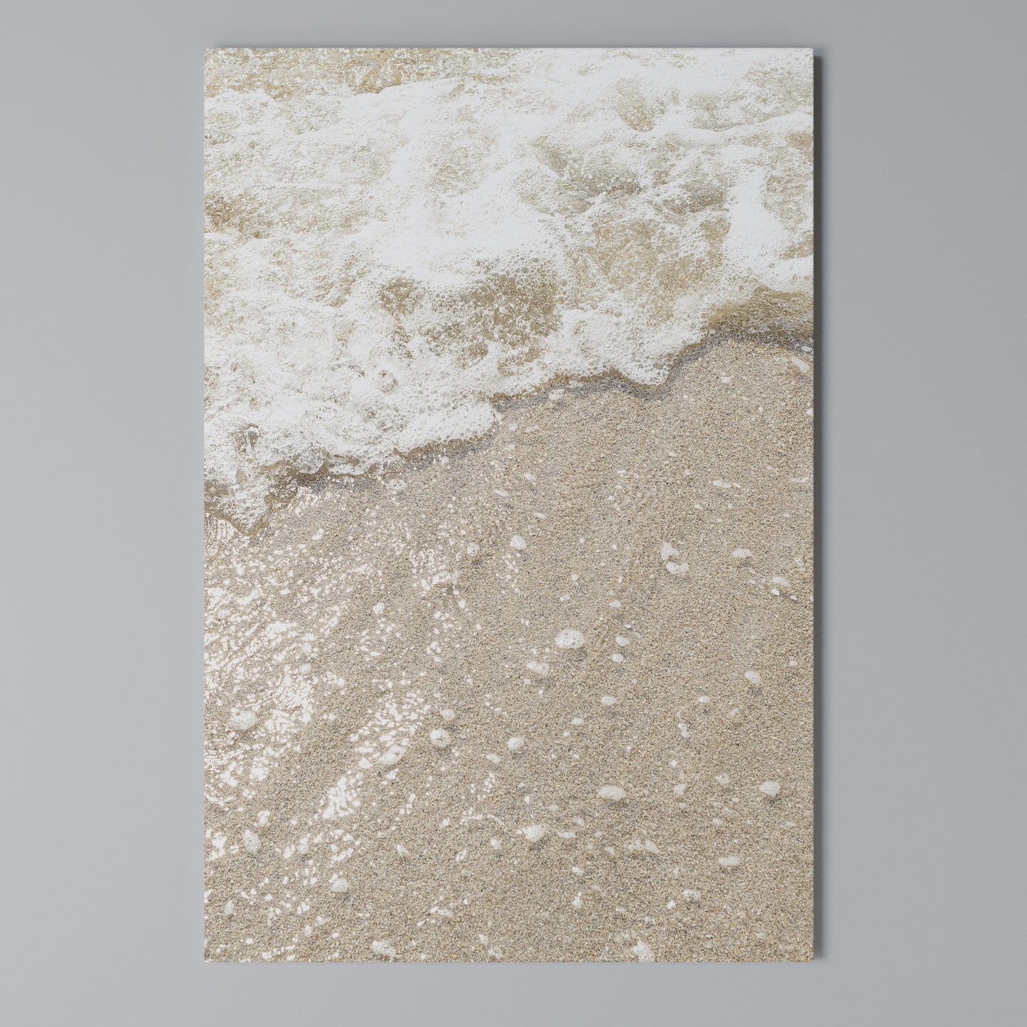 SHIMMERING SHORELINE Stampa su Tela Verticale