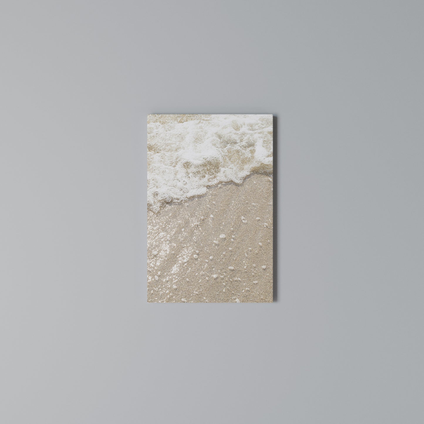 SHIMMERING SHORELINE Stampa su Tela Verticale