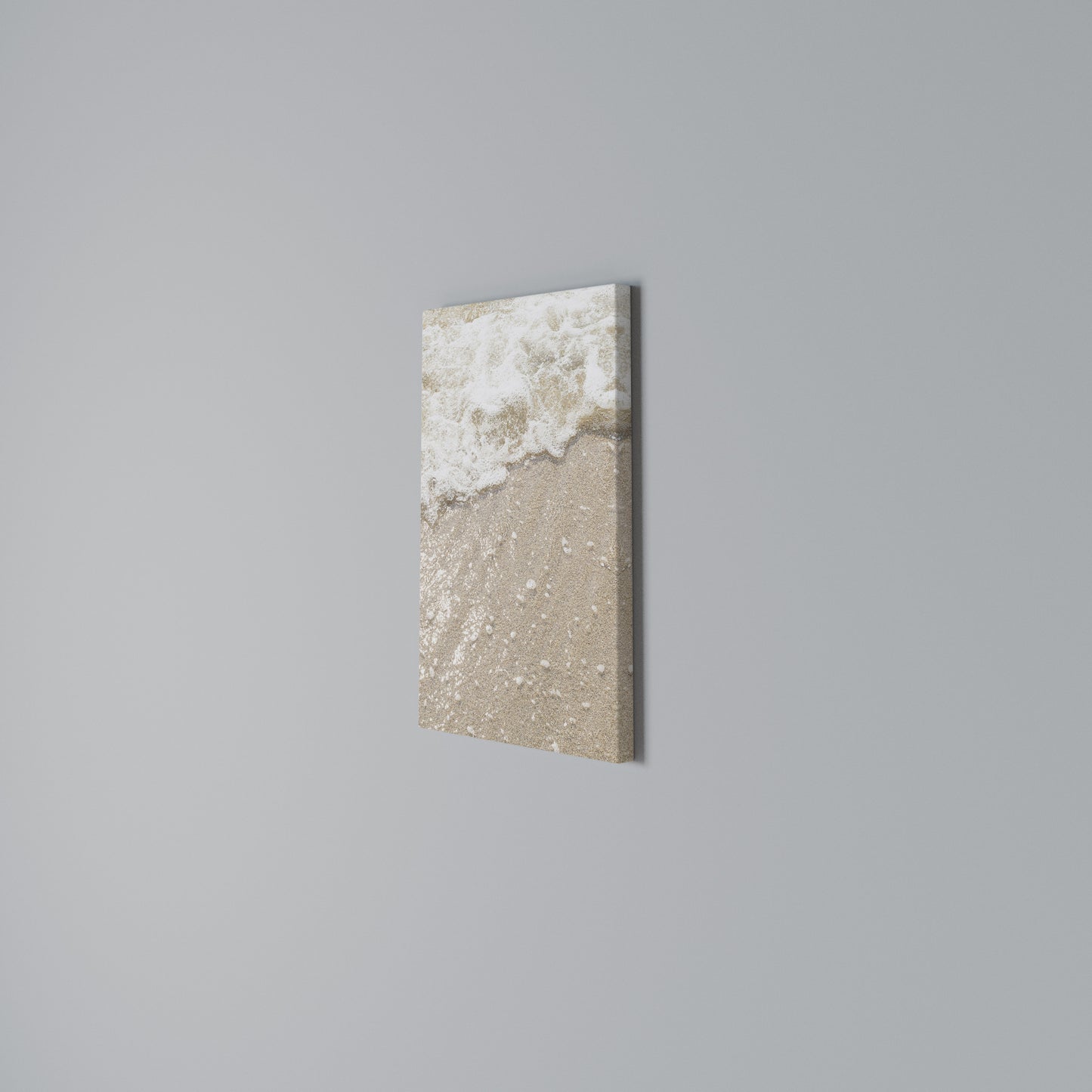 SHIMMERING SHORELINE Stampa su Tela Verticale