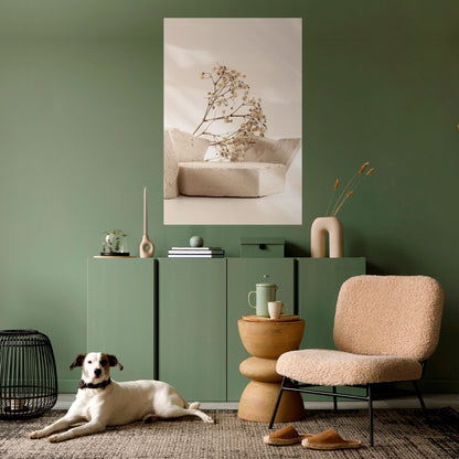 ELEGANT EMBERS Poster verticale staccabile e attaccabile