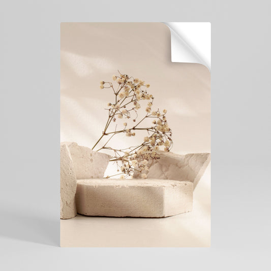 ELEGANT EMBERS Poster verticale staccabile e attaccabile