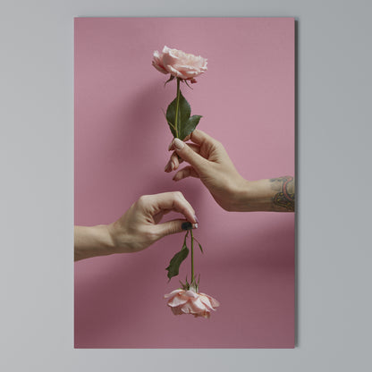 FLORAL CONNECTIONS Stampa su Tela Verticale