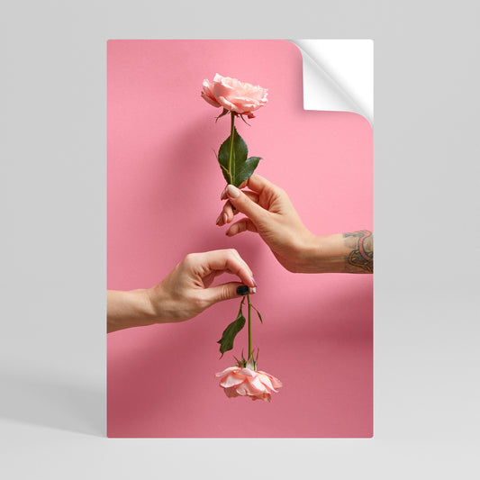 Poster verticale staccabile e attaccabile FLORAL CONNECTIONS