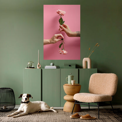 Poster verticale staccabile e attaccabile FLORAL CONNECTIONS