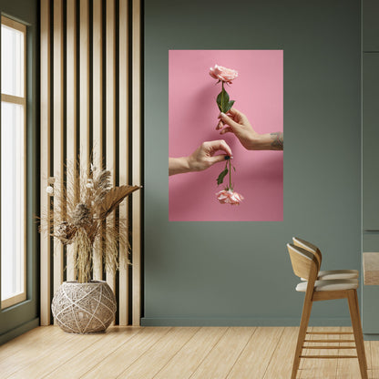 Poster verticale staccabile e attaccabile FLORAL CONNECTIONS