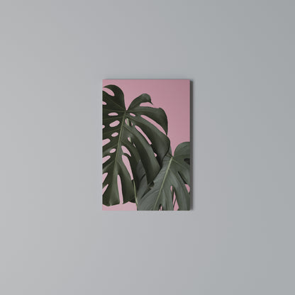 LADY MONSTERA Stampa su Tela Verticale