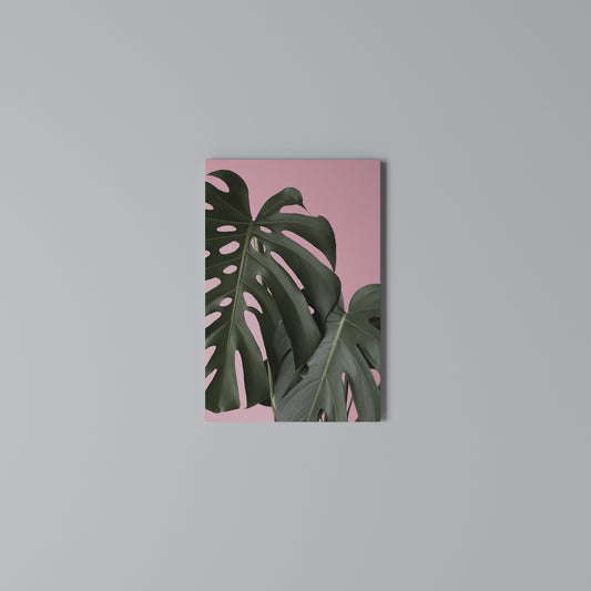 LADY MONSTERA Stampa su Tela Verticale